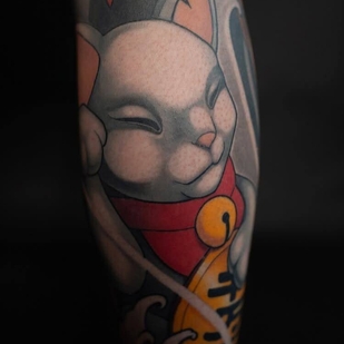 Männlich   tattoo auf Bein #101720 | Tattoo Artist Slava Armeev