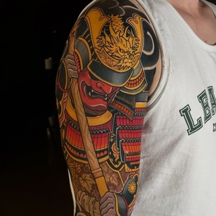 Männlich Farbe  tattoo auf Ärmel #103880 | Tattoo Artist Slava Armeev