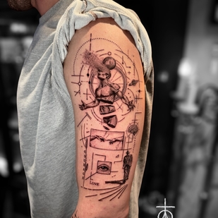 Schwarz Mikrorealismus tattoo #95302 | Tattoo Artist Claudia Fedorovici