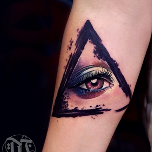 Weiblich Farbe Autorenstil tattoo auf Unterarm #93442 | Tattoo Artist Sasha Mezo