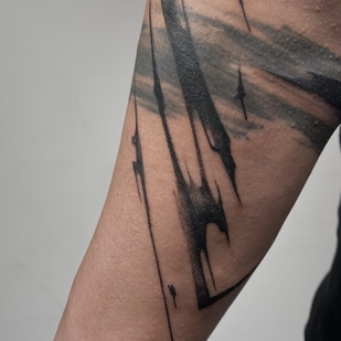 Männlich Schwarz und Grau Abstrakt tattoo #99376 | Tattoo Artist Mary Nepostaeva