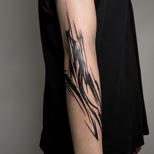 Männlich Schwarz Abstrakt tattoo #99378 | Tattoo Artist Mary Nepostaeva