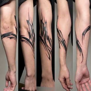 Männlich Schwarz Abstrakt tattoo #99381 | Tattoo Artist Mary Nepostaeva