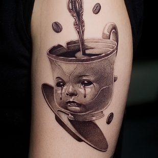 Weiblich Schwarz Realismus tattoo #104440 | Tattoo Artist Nik Friday