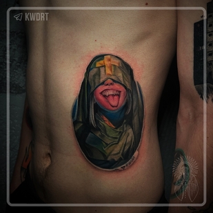 Männlich Farbe Realismus tattoo auf Seite #95749 | Tattoo Artist Konstantin Kvadrat