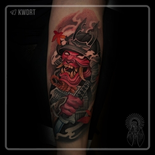 Männlich Farbe  tattoo auf Unterarm #95751 | Tattoo Artist Konstantin Kvadrat