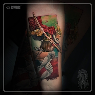 Männlich Farbe Realismus tattoo #95752 | Tattoo Artist Konstantin Kvadrat