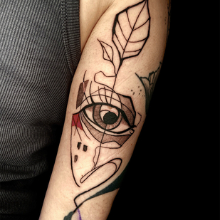 Schwarz und Grau Grafik tattoo #104669 | Tattoo Artist Night Owl Tattoo