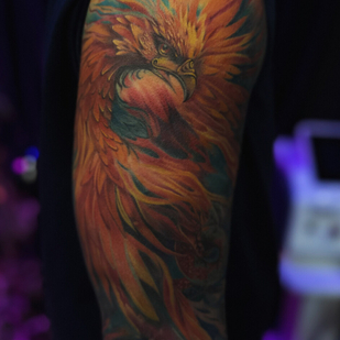 Männlich Farbe Illustrativ tattoo auf Ärmel #92597 | Tattoo Artist Nataliya Guk