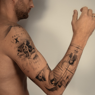 Schwarz und Grau Realismus tattoo #104495 | Tattoo Artist Vytautas Vy