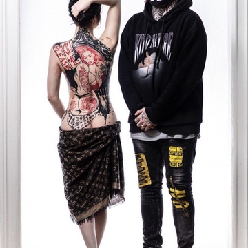 Shibari and comics in tattoos by Polish artist UFO