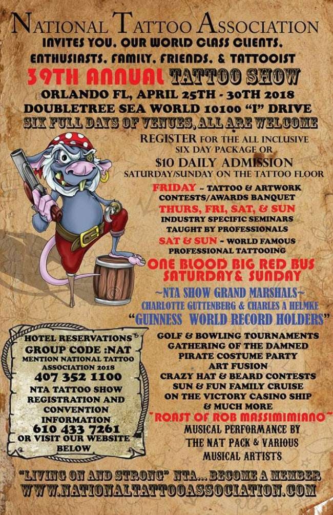 39th National Tattoo Association Convention 39th National Tattoo Association Convention