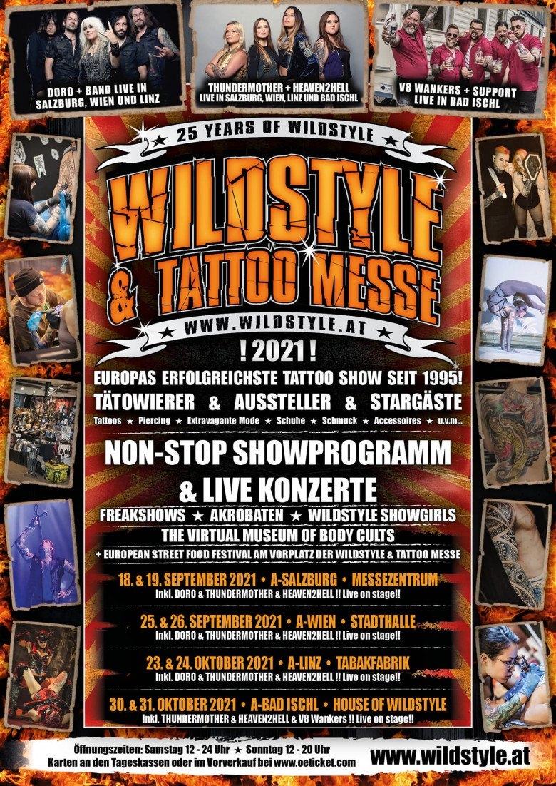 Wildstyle & Tattoo Messe Bad Ischl 2021 Wildstyle & Tattoo Messe Bad Ischl 2021