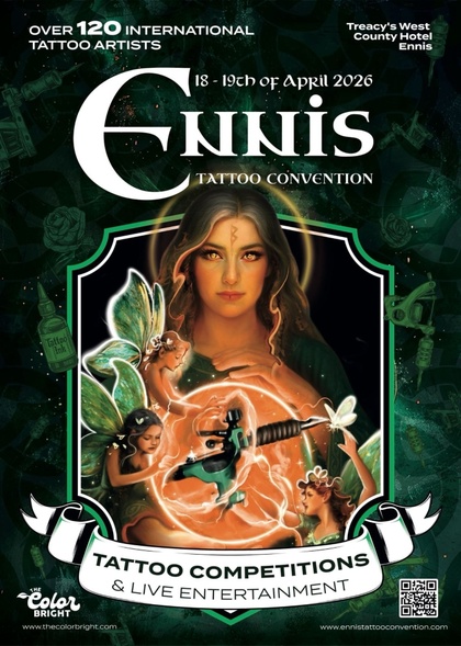 Ennis Tattoo Convention #8 | 18 - 19 April 2026