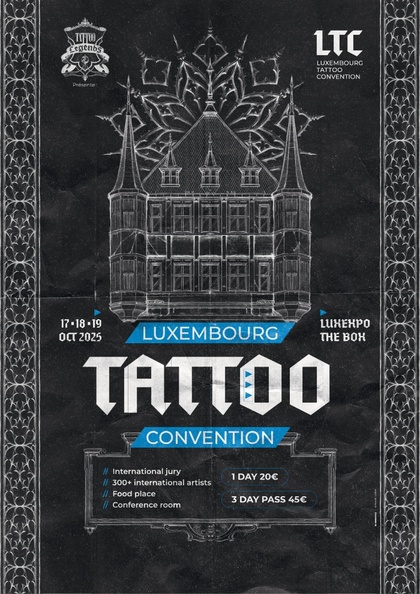 Luxembourg Tattoo Convention | 17 - 19 October 2025