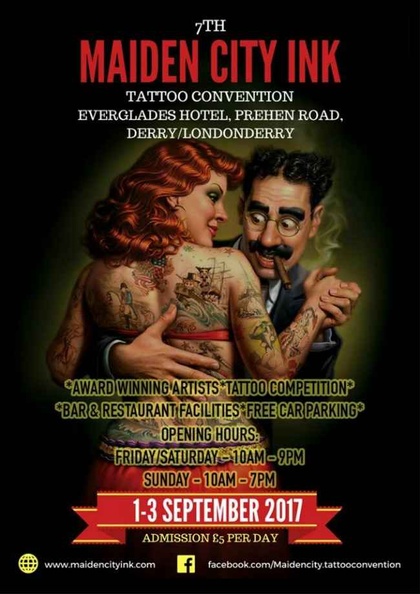 Maiden City Ink | 01 - 03 September 2017