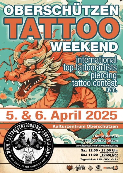 Oberschützen Tattoo Weekend 2025 | 05 - 06 April 2025