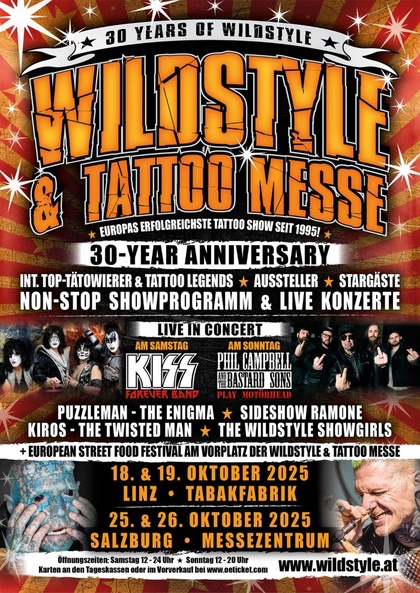 Wildstyle Tattoo Messe Linz | 18 - 19 October 2025