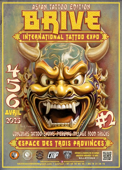 Brive Tattoo Expo 2025 | 04 - 06 April 2025