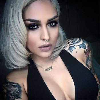 Tattoo model Lora Arellano