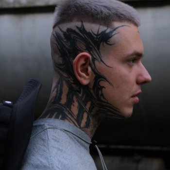 Tattoo artist Vladimir Salamatov