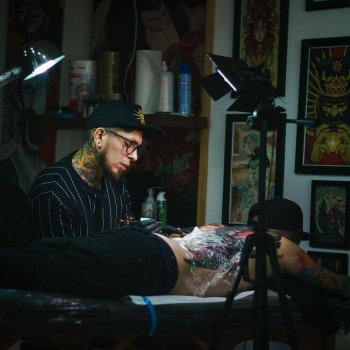 Tattoo artist Javier Franko