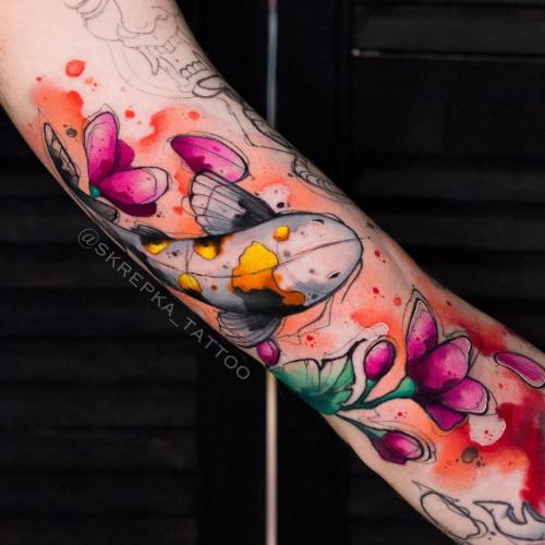 30 Vibrant Watercolor Tattoo Designs and Ideas 2023  The Trend Spotter