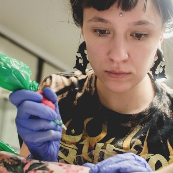 Tattoo artist Сельма Нагель