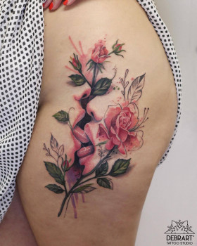 Elegant tattoos by Deborah Genchi