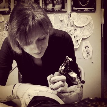 Tattoo artist Claudia Denti