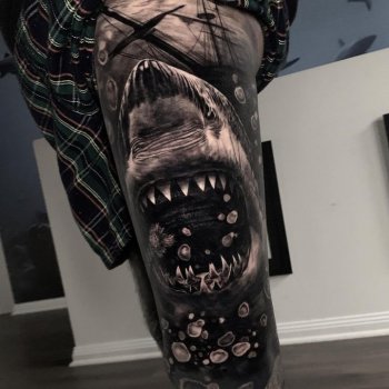 Tattoo artist Dylan Weber