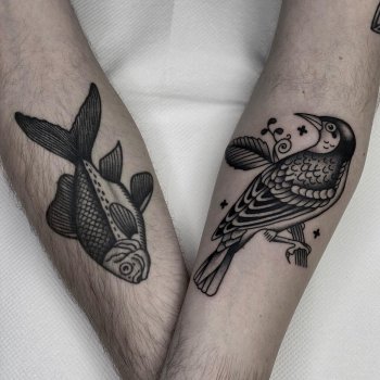Tattoo artist WES WIZ