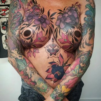 Tattoo artist Adam Montegut