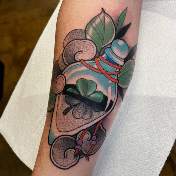 Tattoo artist Garrett Hudson