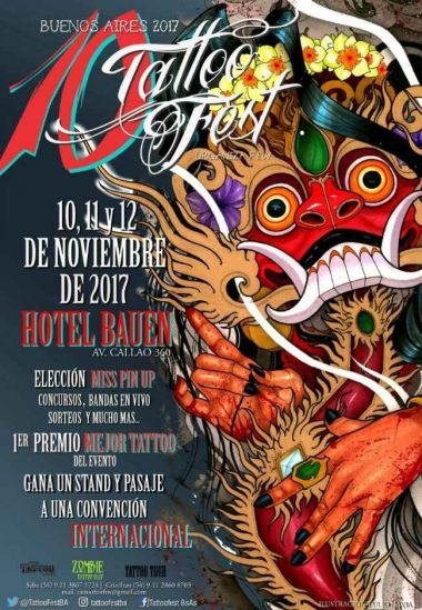 10th Tattoo Fest Buenos Aires | 10 - 12 November 2017