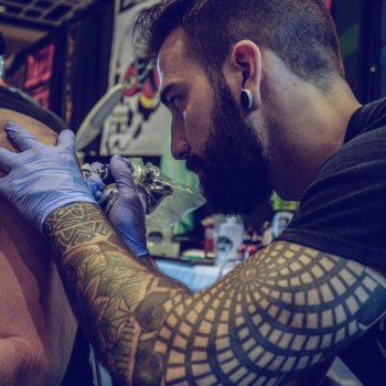 Tattoo artist Jake Gordon