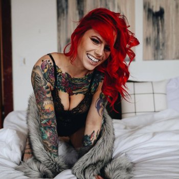 Tattoo model Tori Surowiec