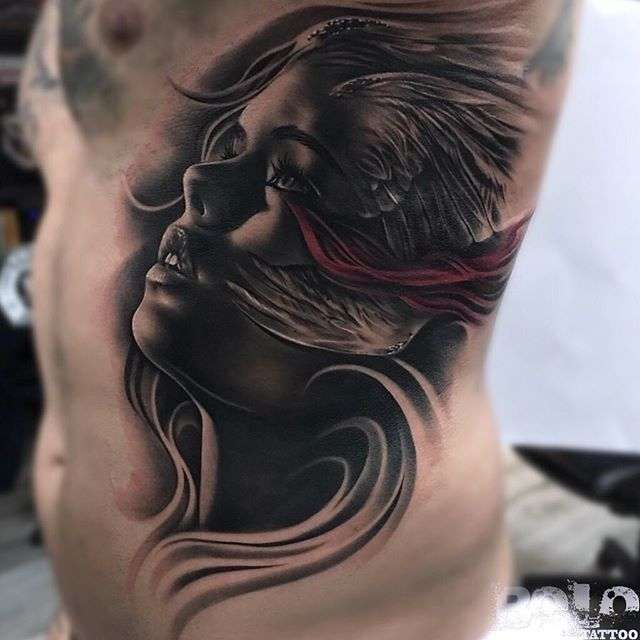 Tattoo artist Guzman Perez (Bolo Art Tattoo) color and black&grey realistic tattoo