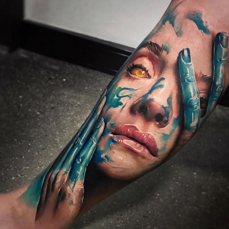 Lively and unique tattoo realism - Sandra Daukshta
