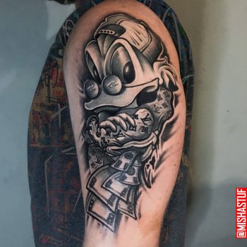 Tattoo artist Mikhail