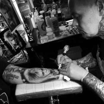Tattoo artist Rich Pineda