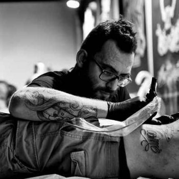 Tattoo artist Luca Testadiferro