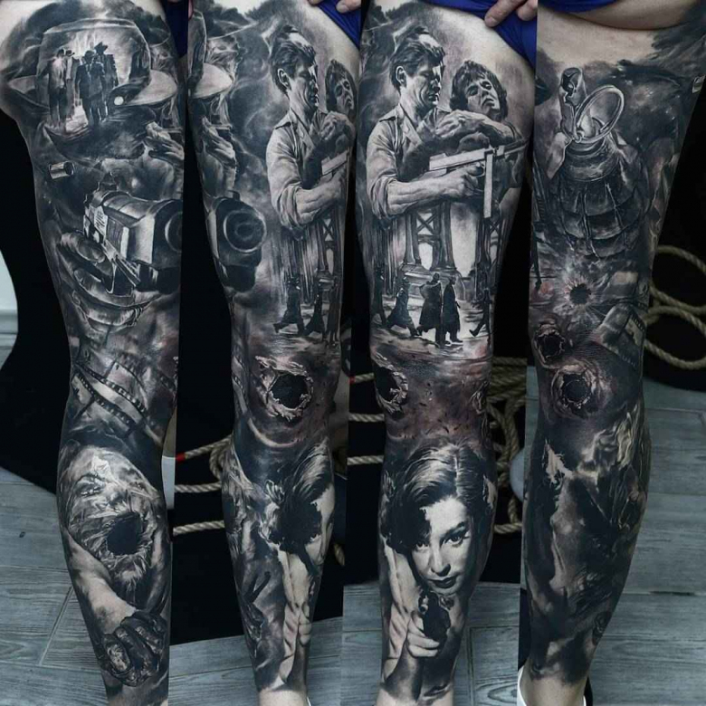 Domantas Parvainis - detailed realism tattoos