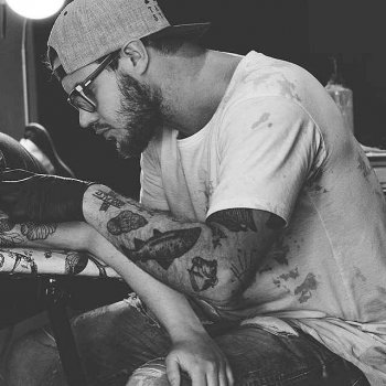 Tattoo artist Olivier Casault