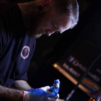 Tattoo artist Phil Garcia