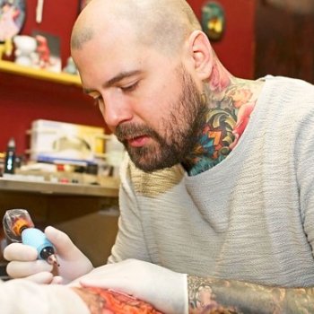 Tattoo artist Josh Payne