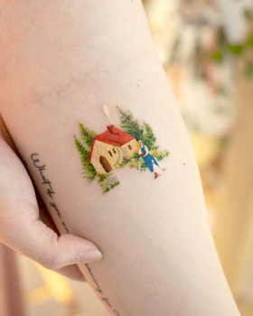 Naive style of charming tattoos by OvenLee