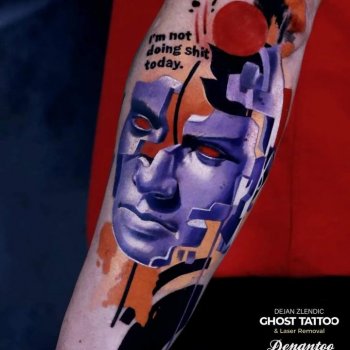 Tattoo artist Dejan Zlendic