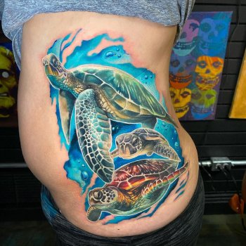 Tattoo artist Sean Gilbert