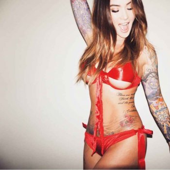 Tattoo model Jessica Wilde